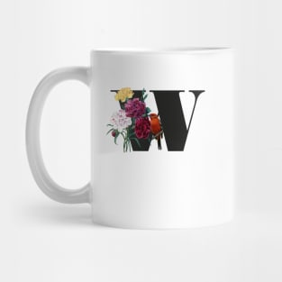 Botanical Alphabet W Mug